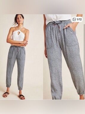 Anthropologie Orana printed joggers size L
